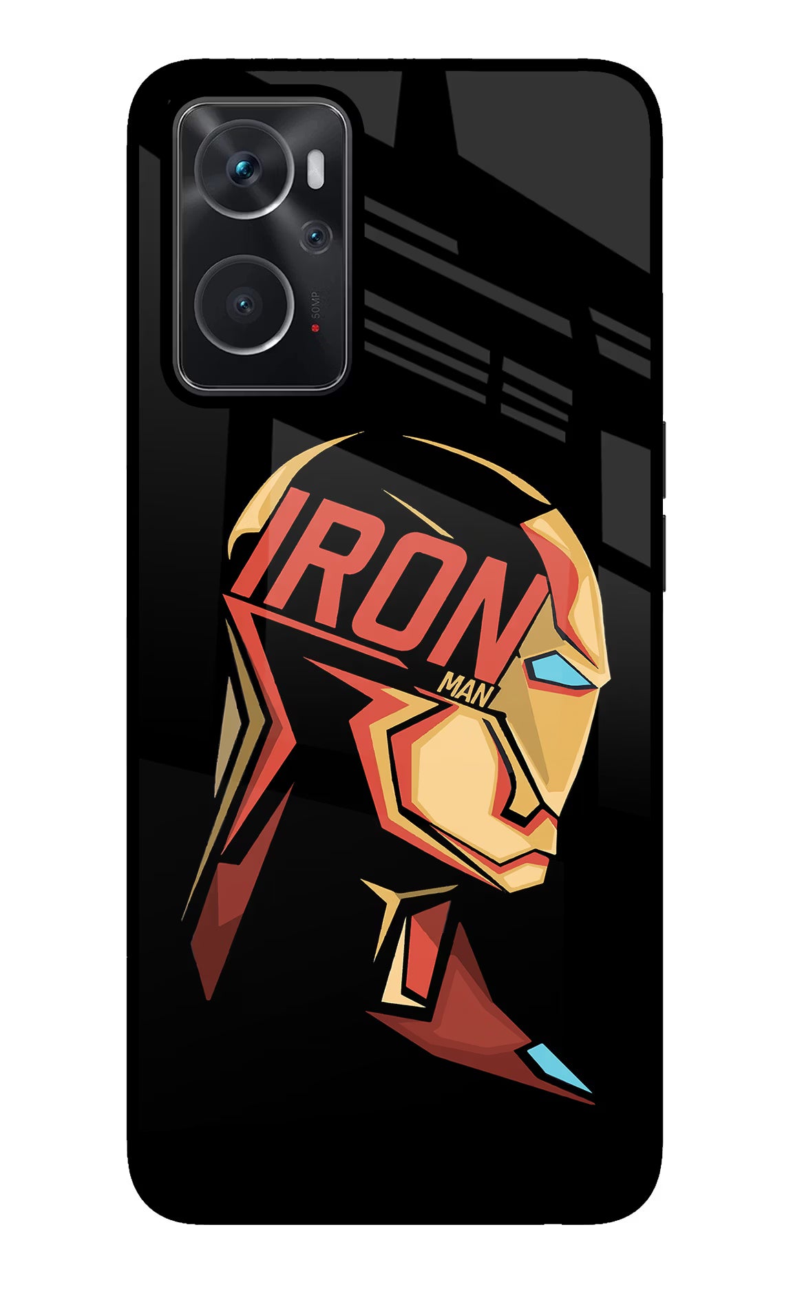 IronMan Oppo K10 4G Glass Case Back Cover by Casekaro