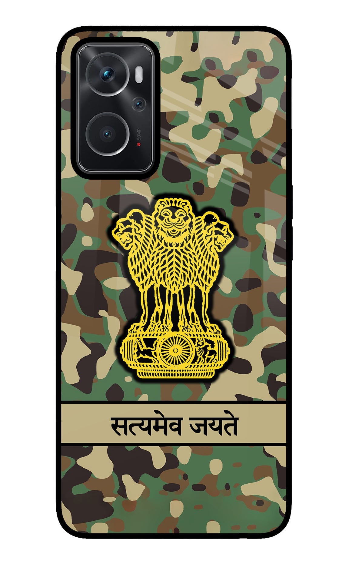 Satyamev Jayate Army Oppo K10 4G Back Cover