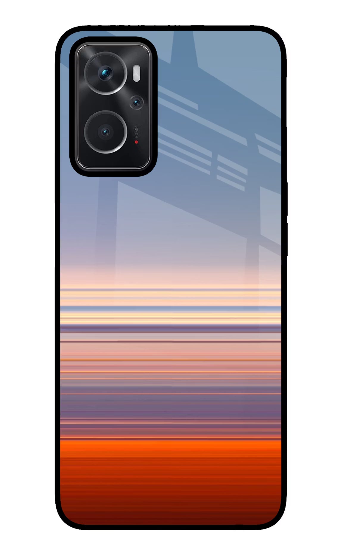Morning Colors Oppo K10 4G Glass Case Back Cover by Casekaro