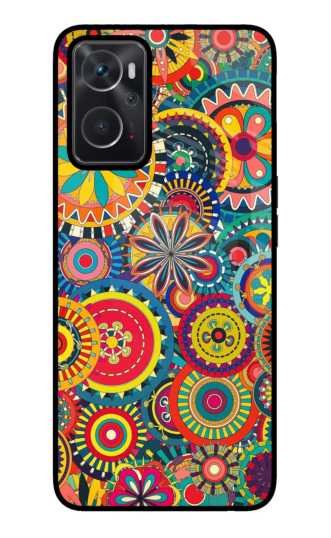 Gol Gol Art Oppo K10 4G Glass Case Back Cover by Casekaro