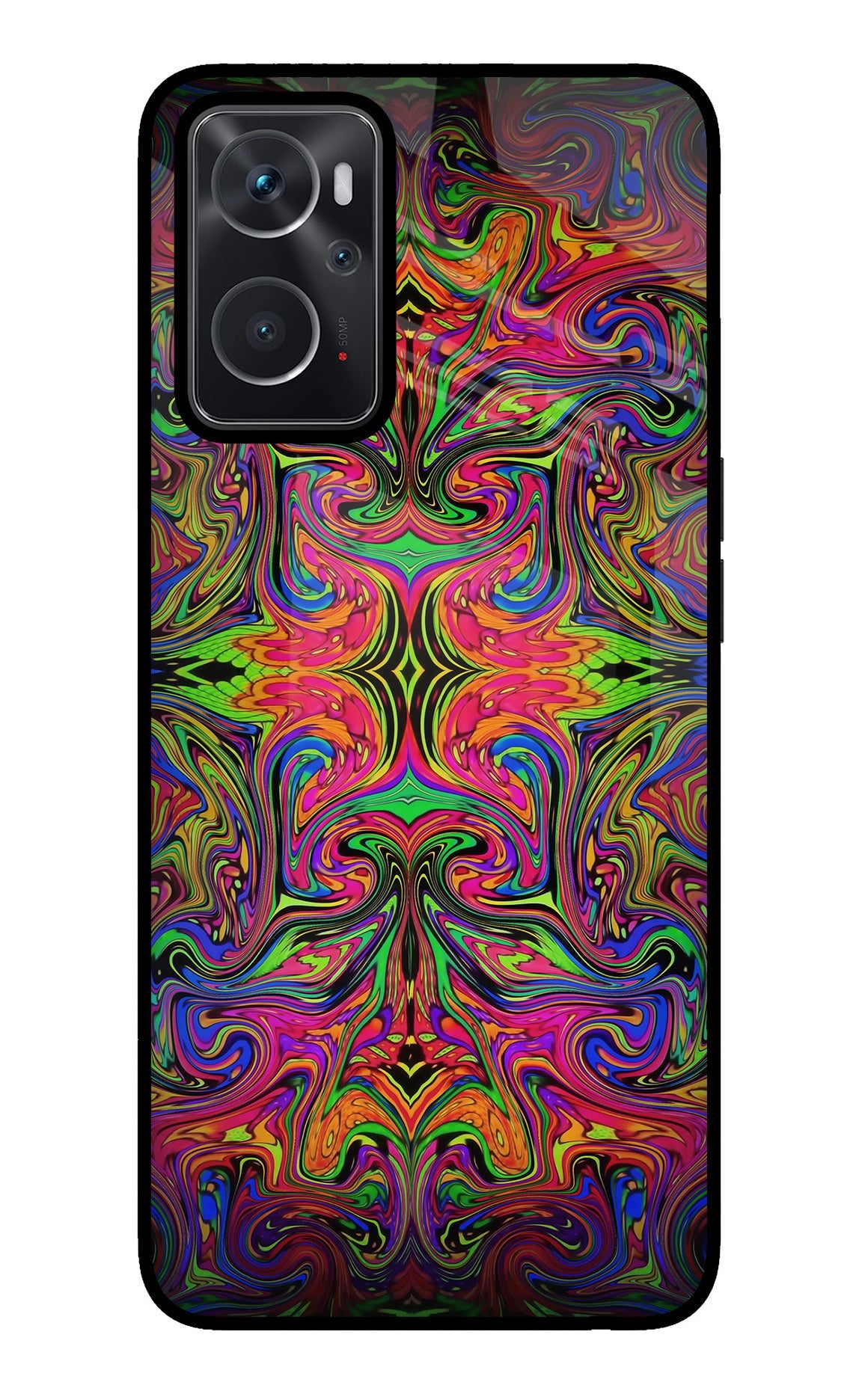 Psychedelic Art Oppo K10 4G Back Cover