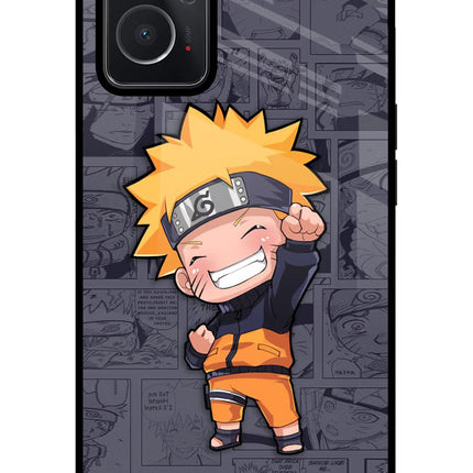 Chota Naruto Oppo K10 4G Glass Case Back Cover by Casekaro