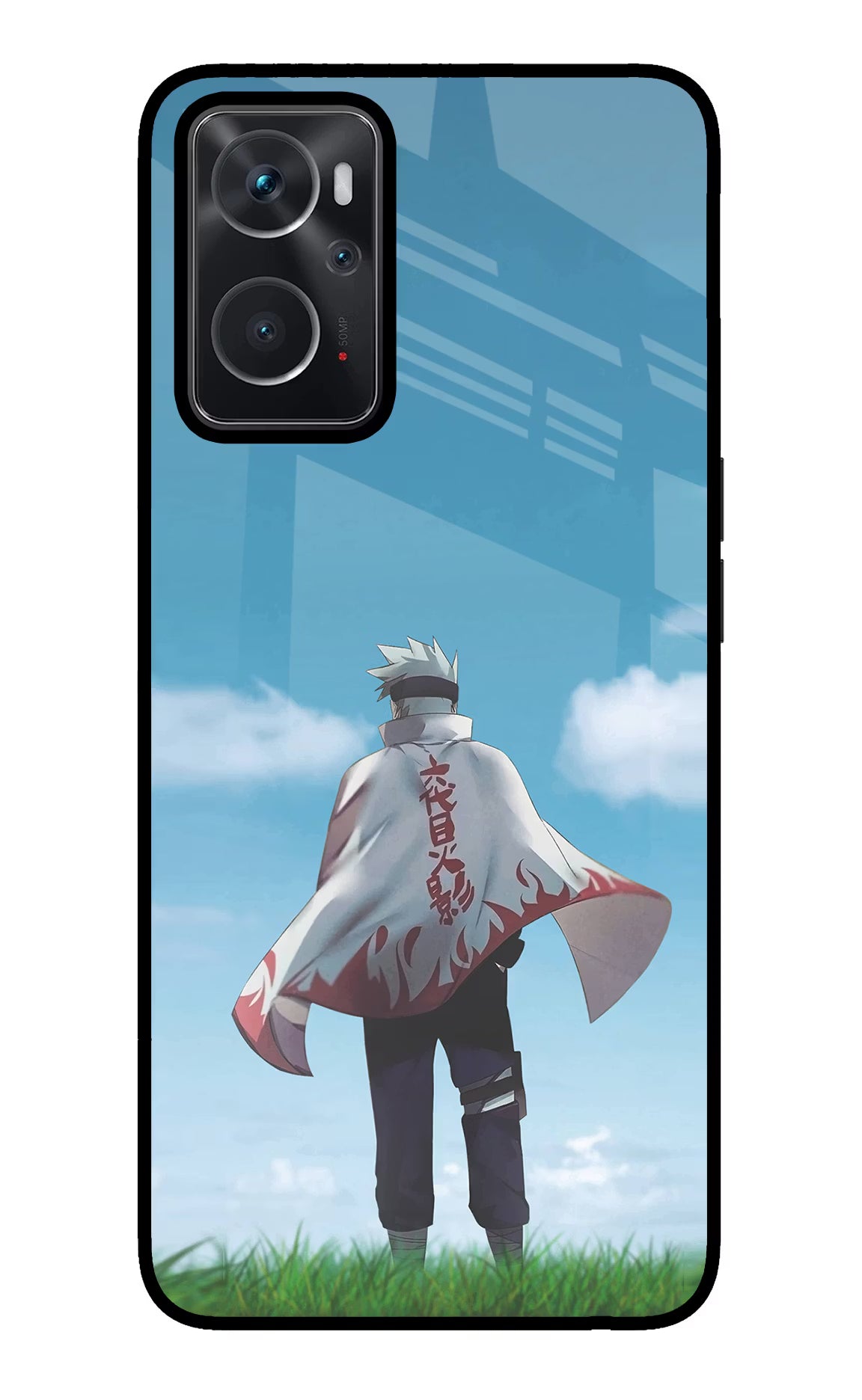 Kakashi Oppo K10 4G Glass Case Back Cover by Casekaro
