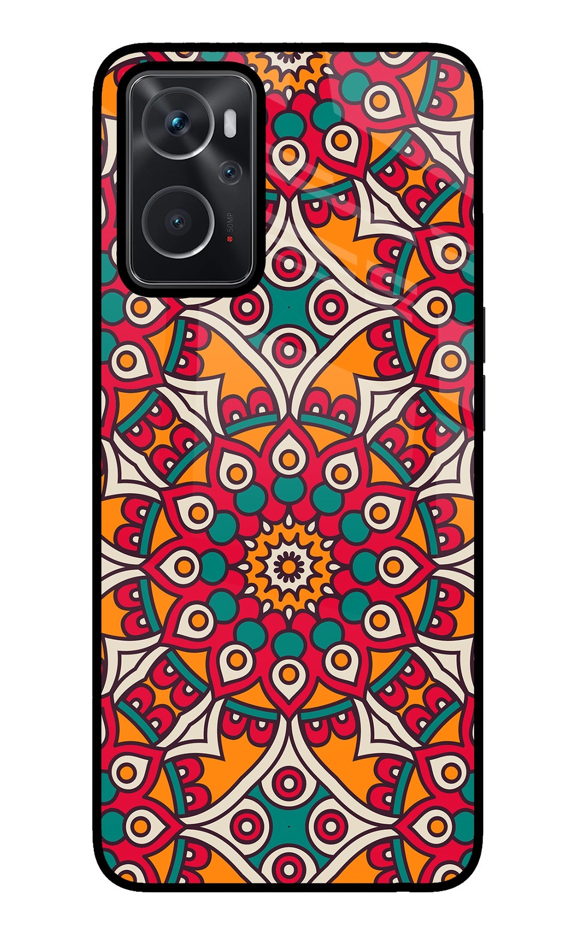 Mandala Art Oppo K10 4G Glass Case