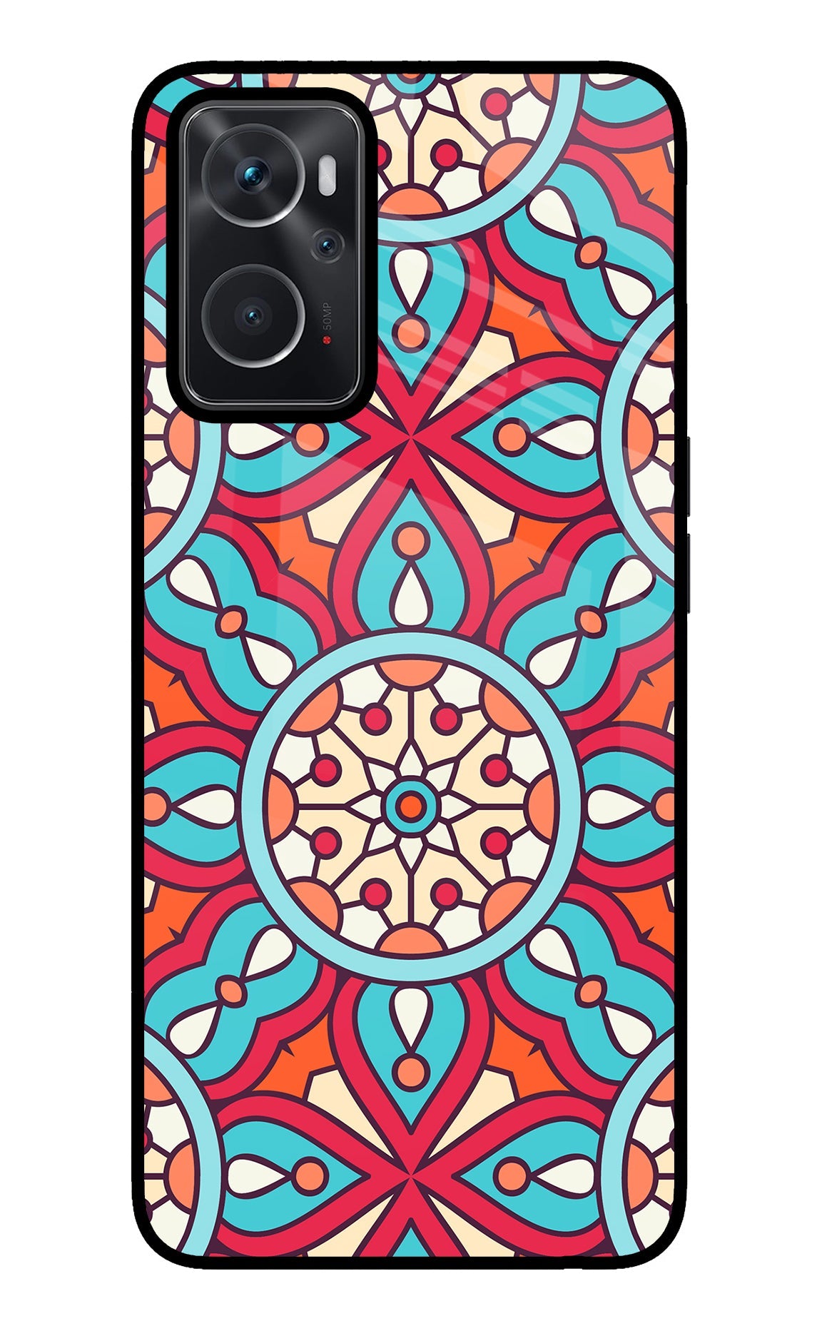 Mandala Geometric Oppo K10 4G Back Cover