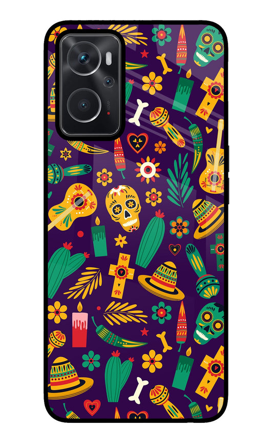 Mexican Artwork Oppo K10 4G Glass Case