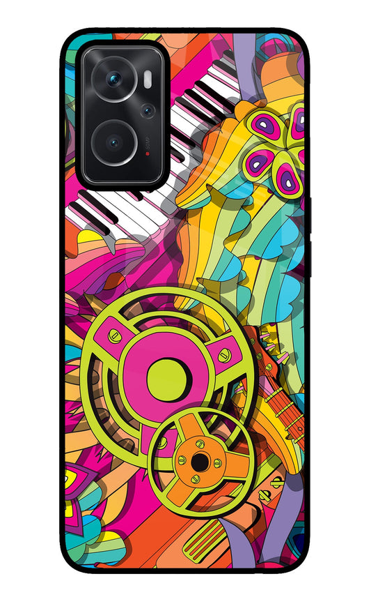 Music Doodle Oppo K10 4G Glass Case