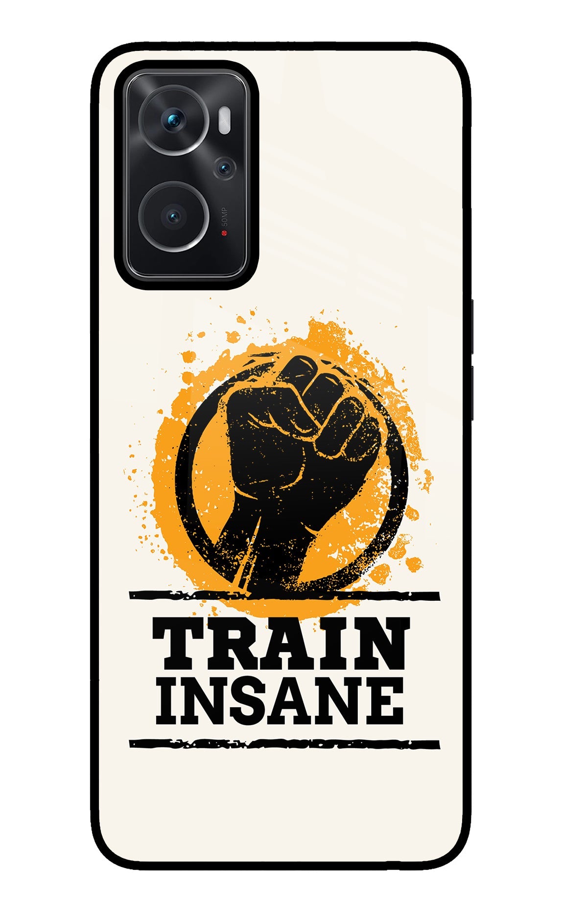 Train Insane Oppo K10 4G Glass Case