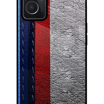 BMW Stripes Oppo K10 4G Glass Case