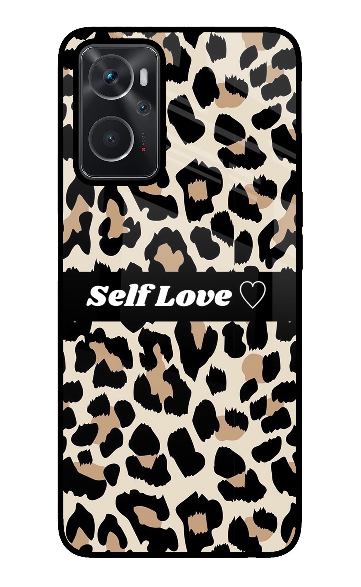 Leopard Print Self Love Oppo K10 4G Back Cover