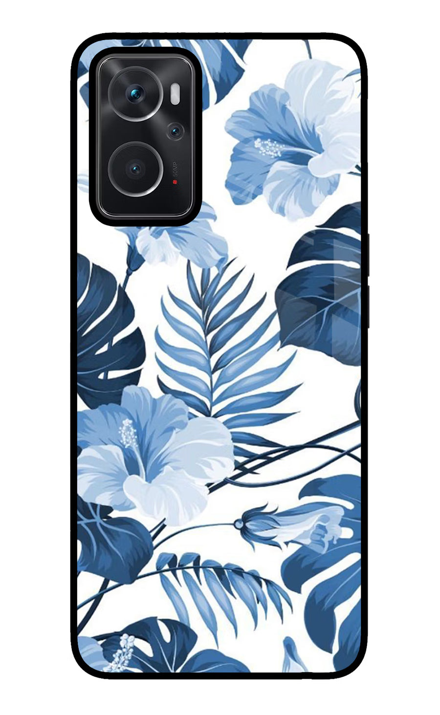 Fabric Art Oppo K10 4G Back Cover, Glass case