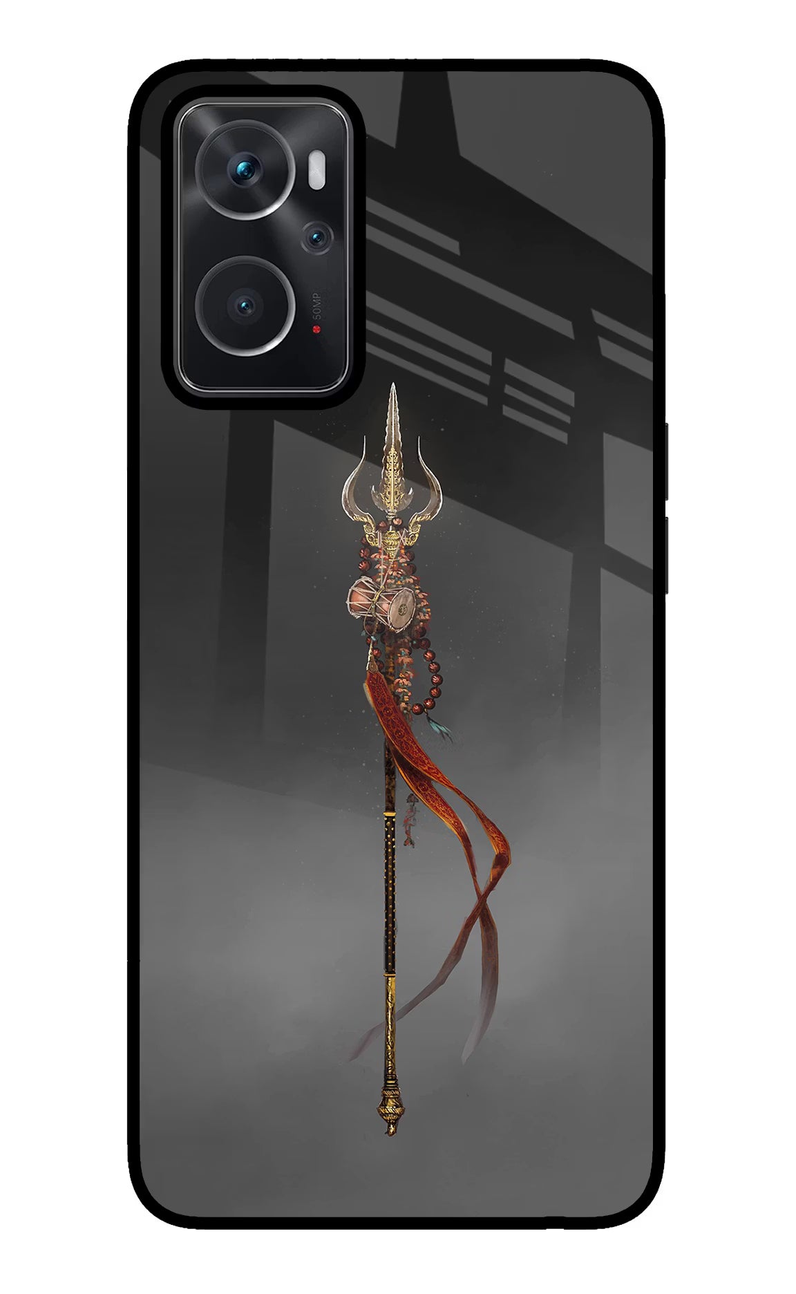 Shiv Trishul Oppo K10 4G Glass Case Back Cover by Casekaro