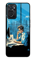 Focused Hustler (AI Generated) Oppo K10 4G Glass Case