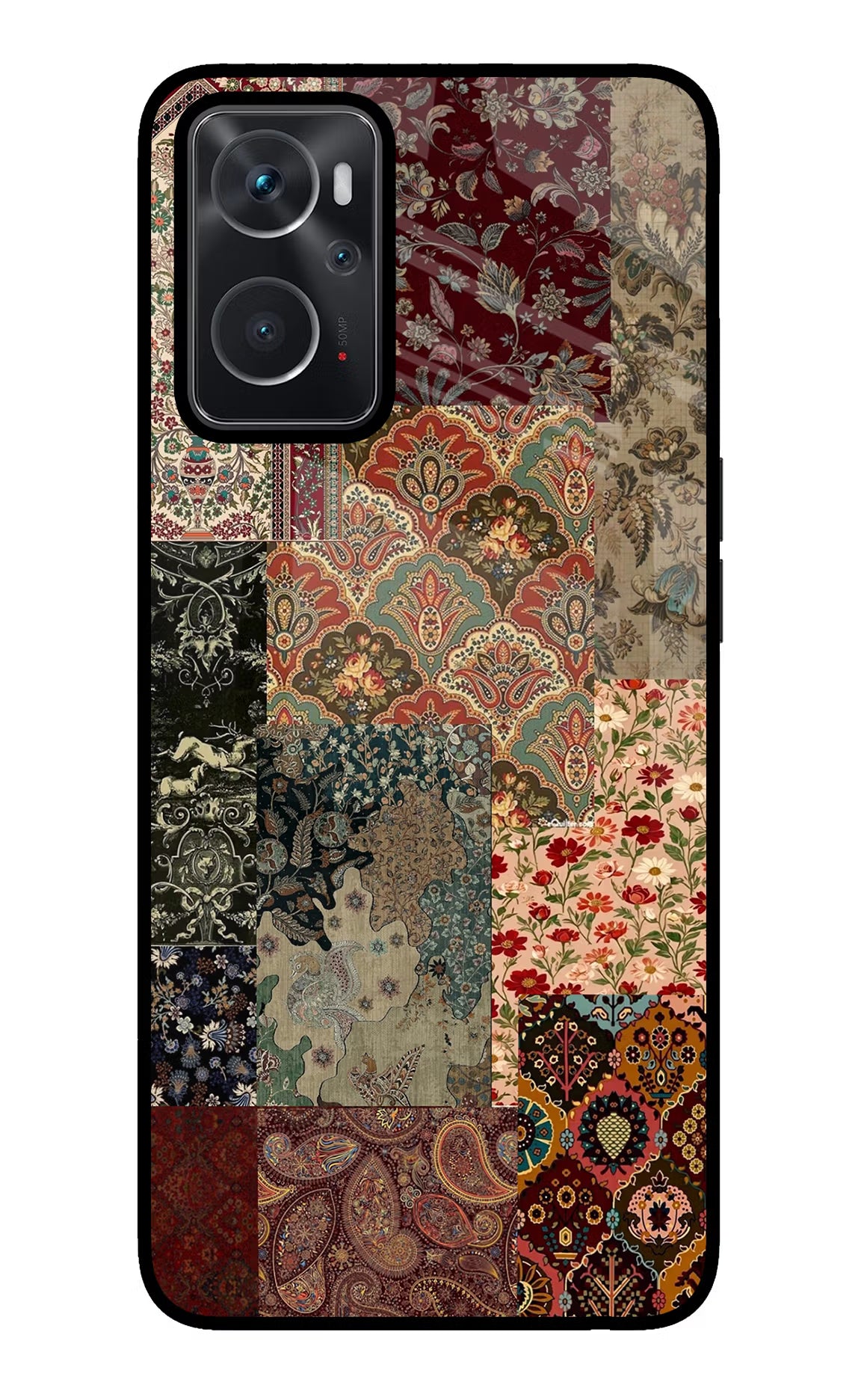 Desi Print Oppo K10 4G Glass Case Back Cover by Casekaro