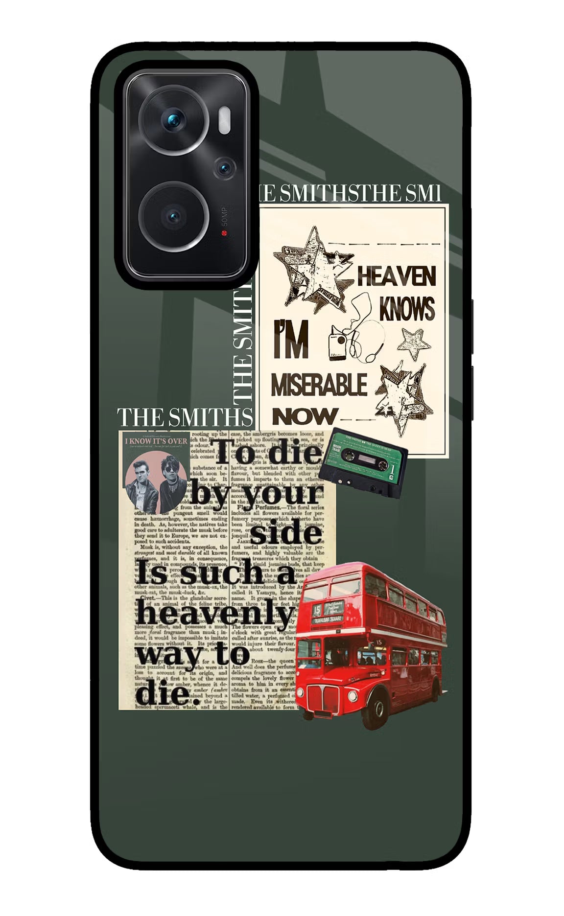 The Smiths Oppo K10 4G Glass Case Back Cover by Casekaro