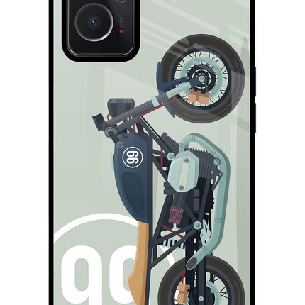 Classic Cafe Racer 99 Oppo K10 4G Glass Case