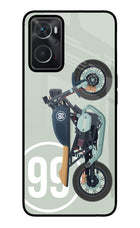 Classic Cafe Racer 99 Oppo K10 4G Glass Case