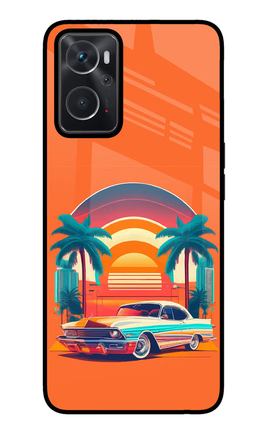 Palm Drive 80s Oppo K10 4G Glass Case
