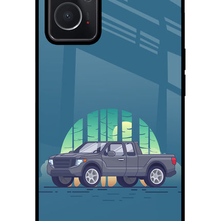 Retro Garage Vibe Oppo K10 4G Glass Case