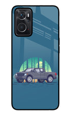 Retro Garage Vibe Oppo K10 4G Glass Case