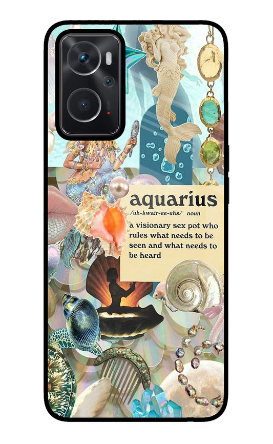 Aquarius Zodiac Oppo K10 4G Glass Case