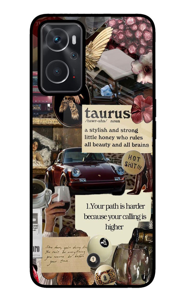 Taurus Zodiac Oppo K10 4G Glass Case