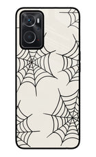 Spider Web Oppo K10 4G Glass Case