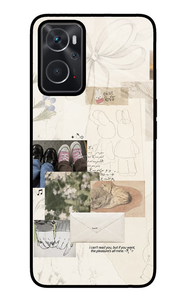 Soft Aesthetic Oppo K10 4G Glass Case