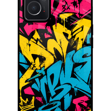 Graffiti Vibe Oppo K10 4G Glass Case