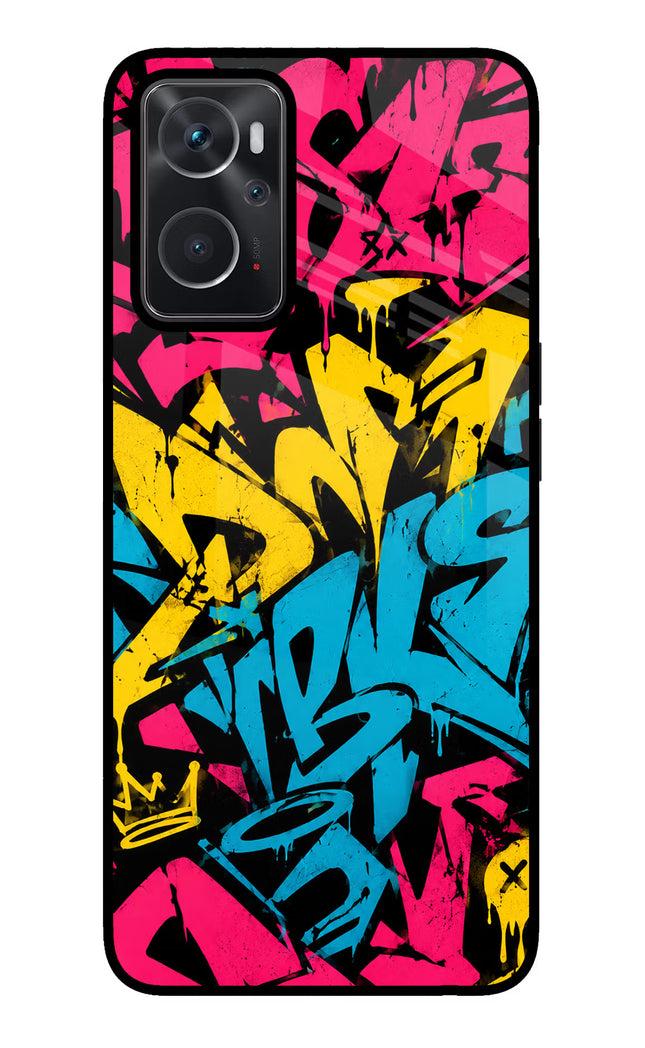 Graffiti Vibe Oppo K10 4G Glass Case