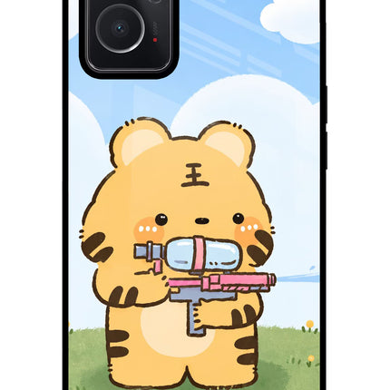 Tiger Treat Oppo K10 4G Glass Case