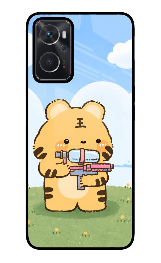 Tiger Treat Oppo K10 4G Glass Case