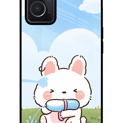 Bunny Treat Oppo K10 4G Glass Case