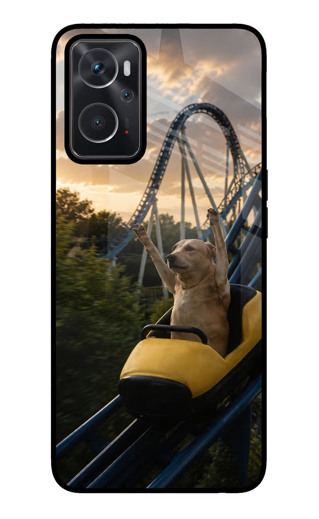 Rollercoaster Dog Oppo K10 4G Glass Case