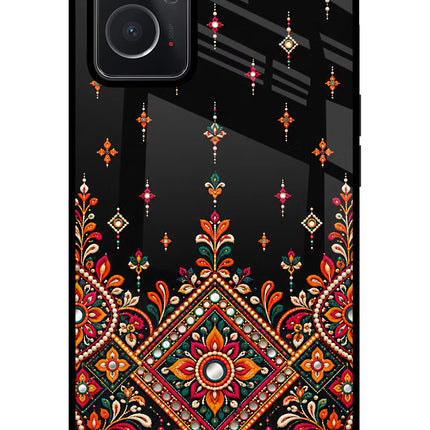 Noir Mehfil Oppo K10 4G Glass Case