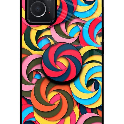 Spiral Pattern Oppo K10 4G Pop Case by Casekaro