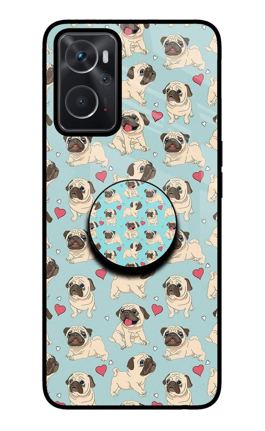 Pug Dog Oppo K10 4G Glass Case