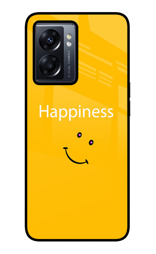 Happiness With Smiley Oppo K10 5G Glass Case