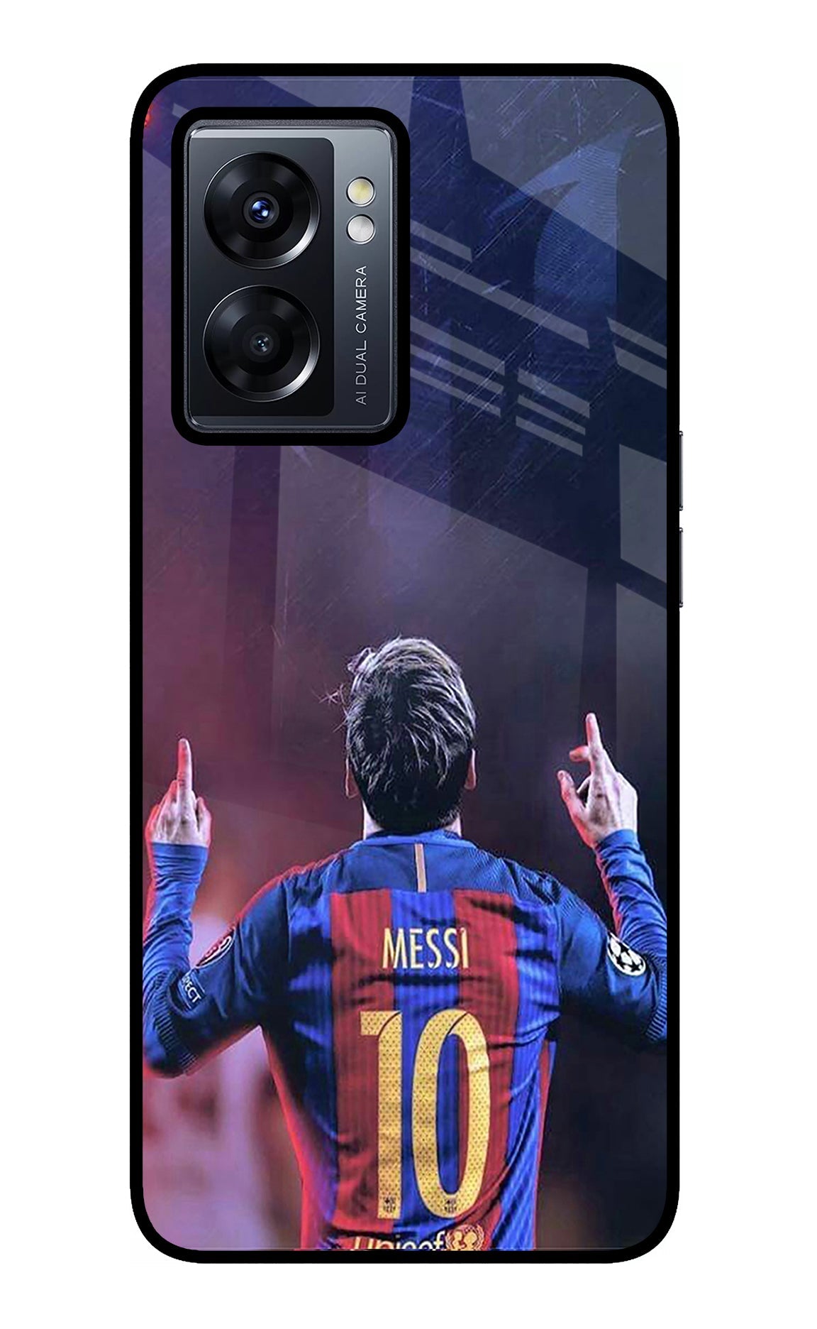 Messi Oppo K10 5G Glass Case