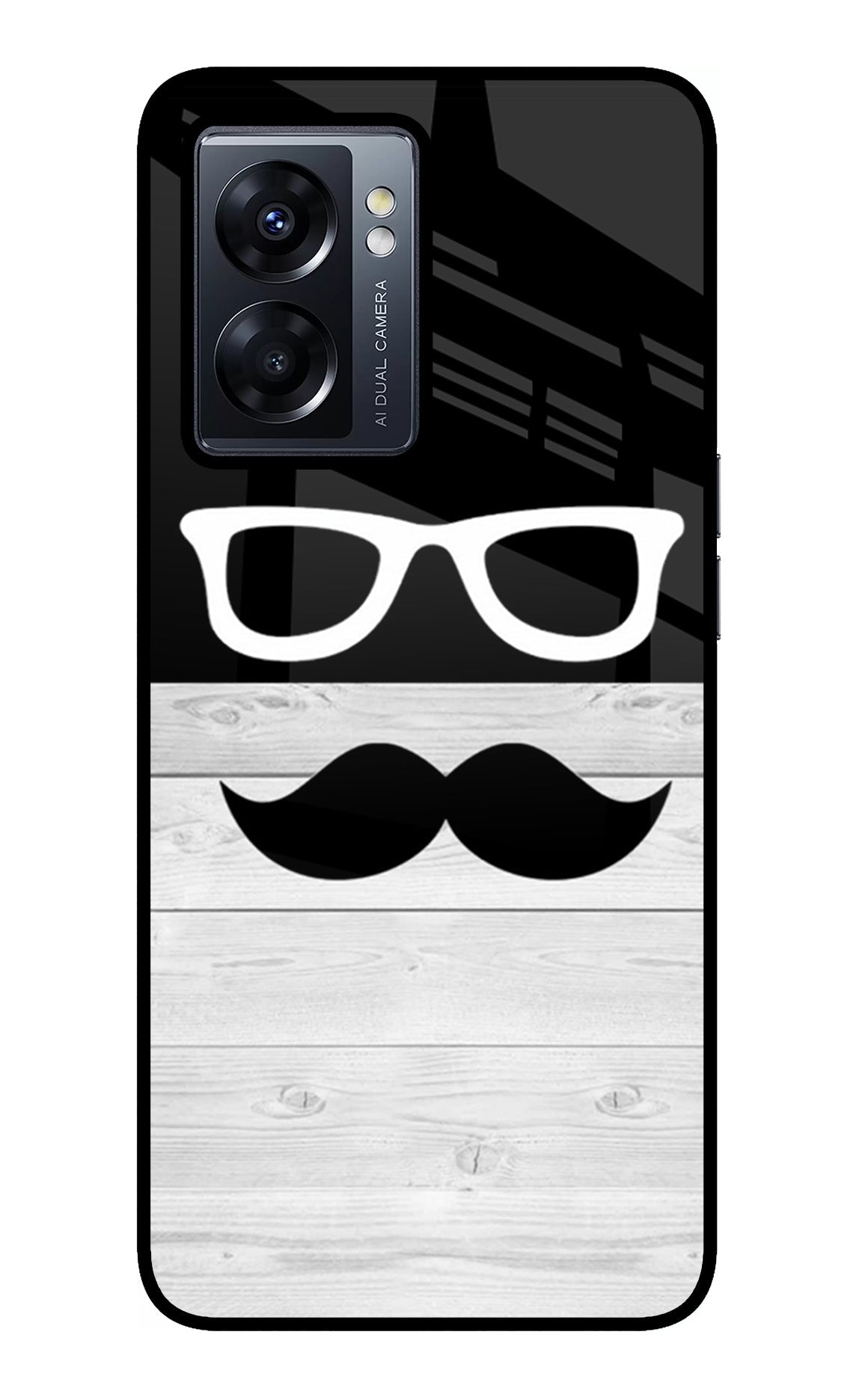 Mustache Oppo K10 5G Glass Case