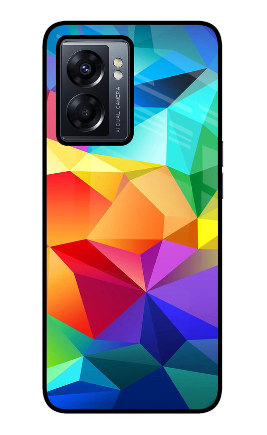 Abstract Pattern Oppo K10 5G Glass Case