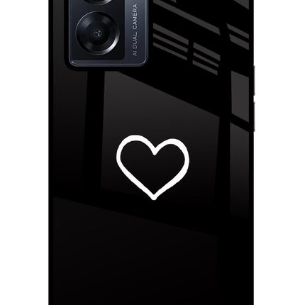 Heart Oppo K10 5G Glass Case Back Cover by Casekaro