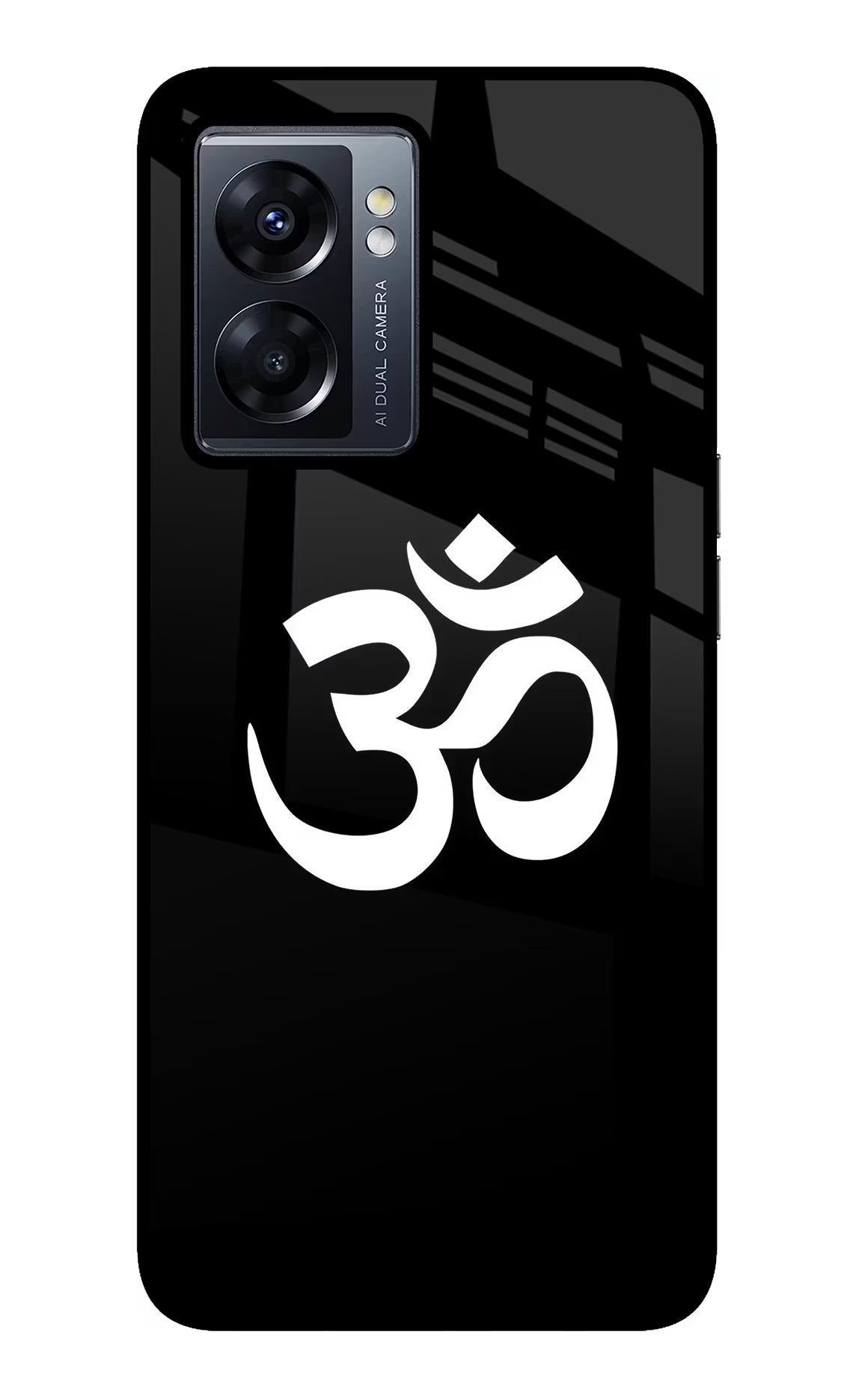 Om Oppo K10 5G Glass Case Back Cover by Casekaro