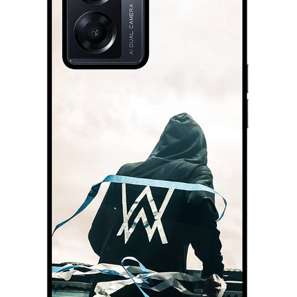 Alan Walker Oppo K10 5G Glass Case Back Cover by Casekaro