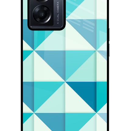 Abstract Oppo K10 5G Glass Case Back Cover by Casekaro