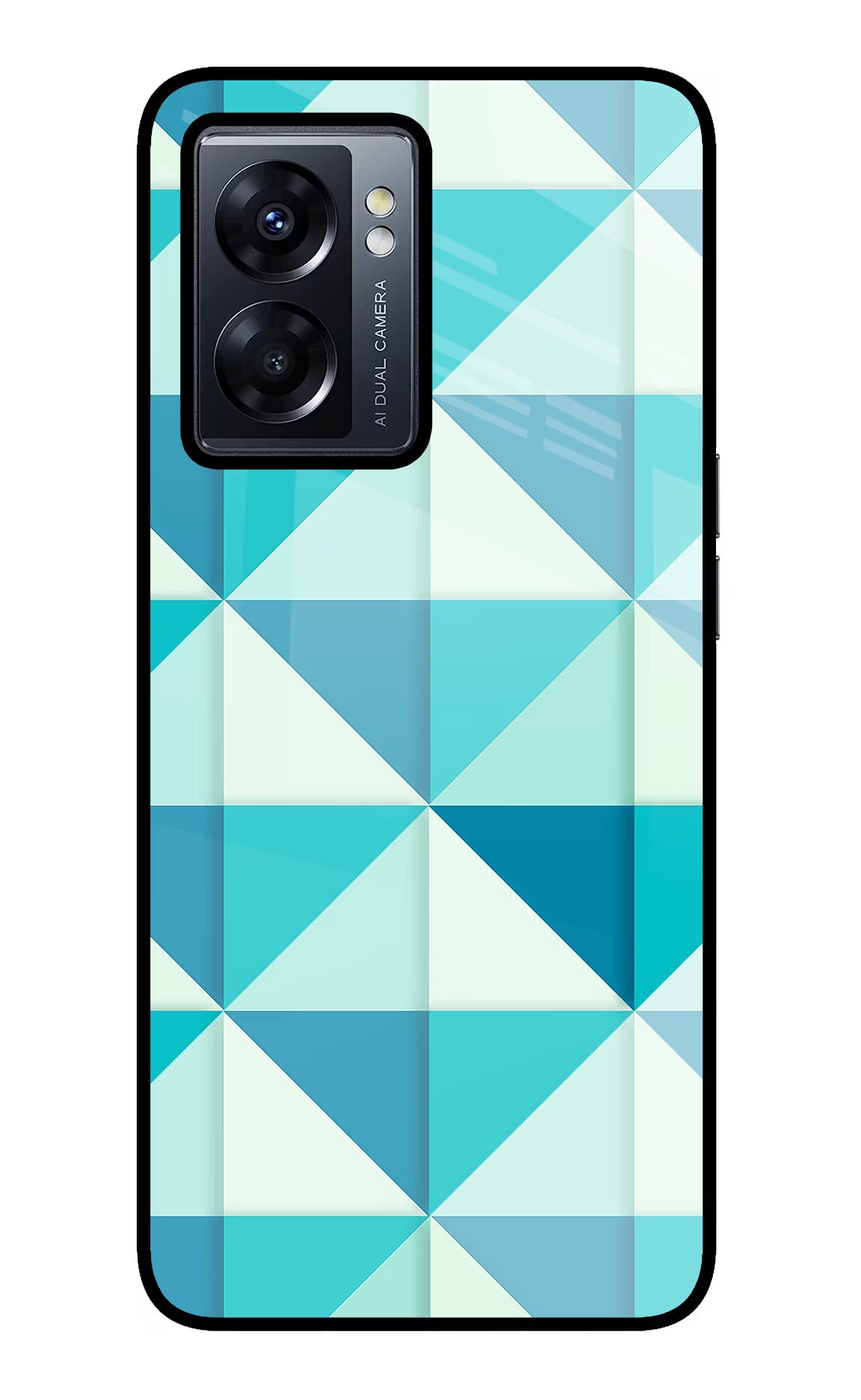 Abstract Oppo K10 5G Glass Case Back Cover by Casekaro