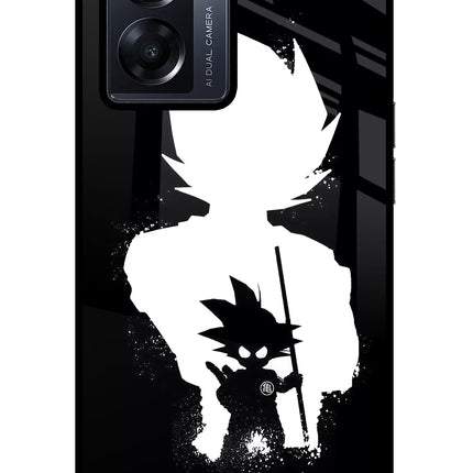 Goku Shadow Oppo K10 5G Glass Case Back Cover by Casekaro