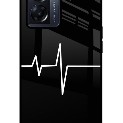 Heart Beats Oppo K10 5G Glass Case Back Cover by Casekaro