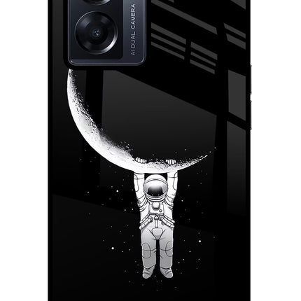 Moon Space Oppo K10 5G Glass Case Back Cover by Casekaro