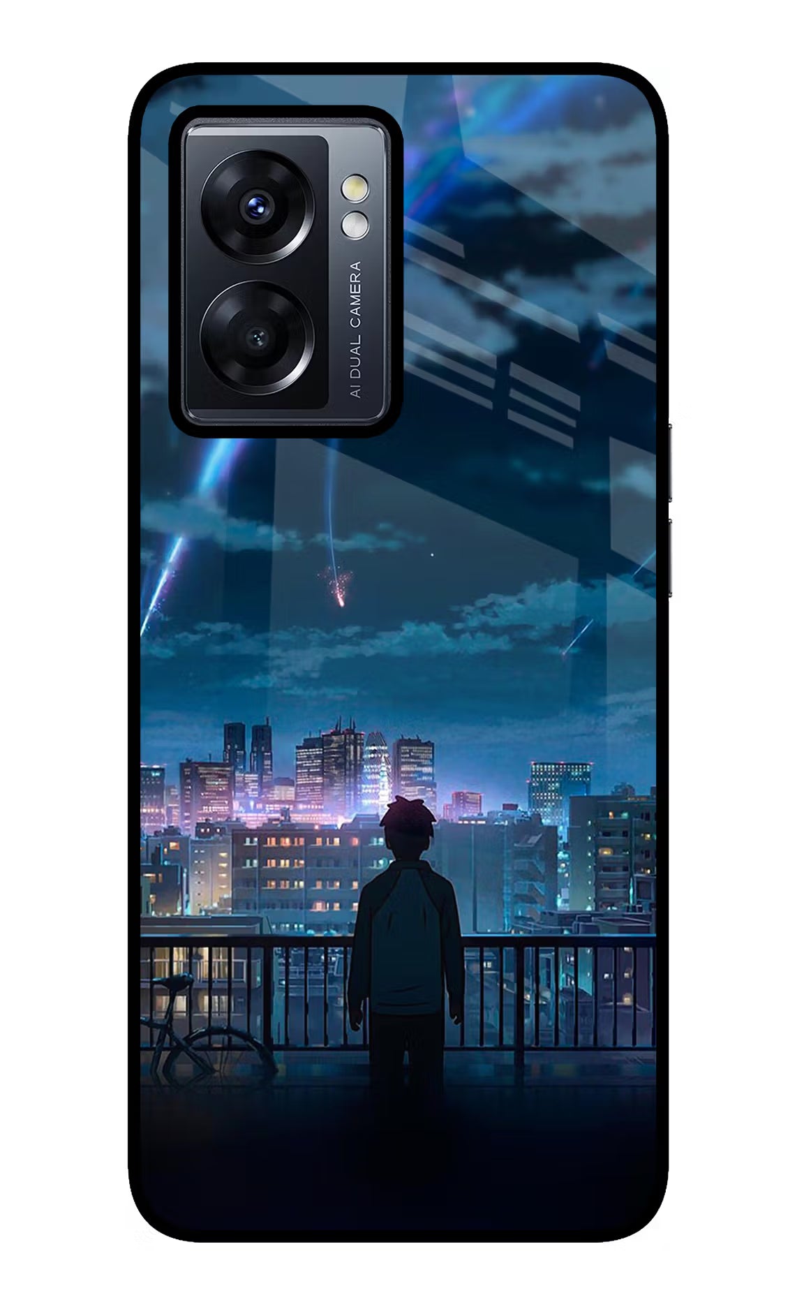 Anime Oppo K10 5G Glass Case Back Cover by Casekaro